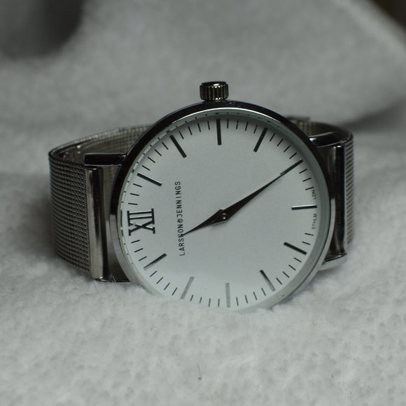 Larsson & Jennings Accessories - 925 Sterling Silver Larsson & Jennings Watch  SS Band White face